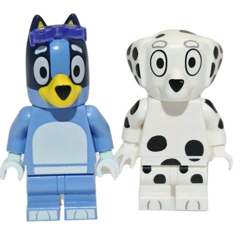 LEGO Bluey & Chloe Minifigures w/ Accessories Car Beach Trip Flowers Skateboard